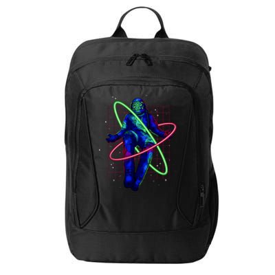 Neon Astronaut City Backpack