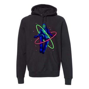 Neon Astronaut Premium Hoodie