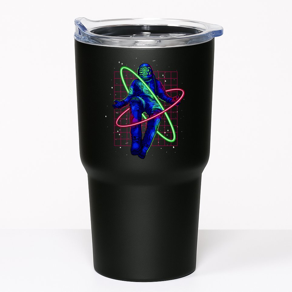Neon Astronaut Tumbler