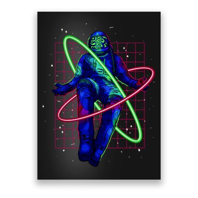 Neon Astronaut Poster