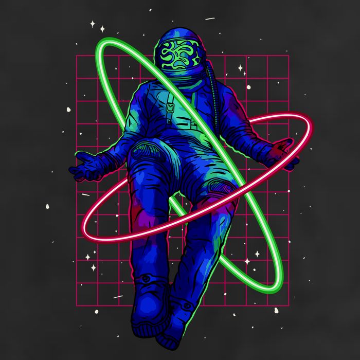Neon Astronaut 25L Jumbo Tote