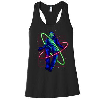 Neon Astronaut Women's Racerback Tank