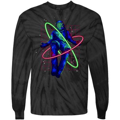 Neon Astronaut Tie-Dye Long Sleeve Shirt