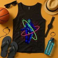 Neon Astronaut Tank Top