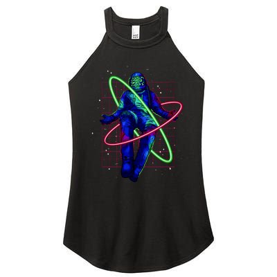 Neon Astronaut Women’s Perfect Tri Rocker Tank