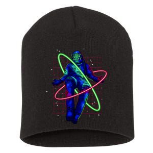 Neon Astronaut Short Acrylic Beanie