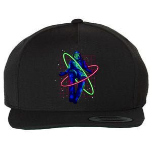 Neon Astronaut Wool Snapback Cap