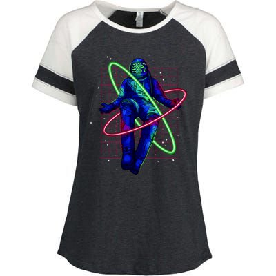 Neon Astronaut Enza Ladies Jersey Colorblock Tee