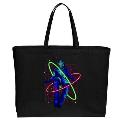 Neon Astronaut Cotton Canvas Jumbo Tote