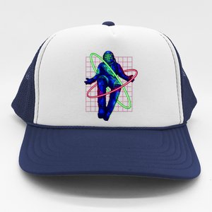 Neon Astronaut Trucker Hat