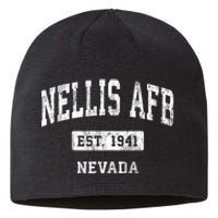 Nellis Afb Nevada Nv Vintage Sports Established Sustainable Beanie