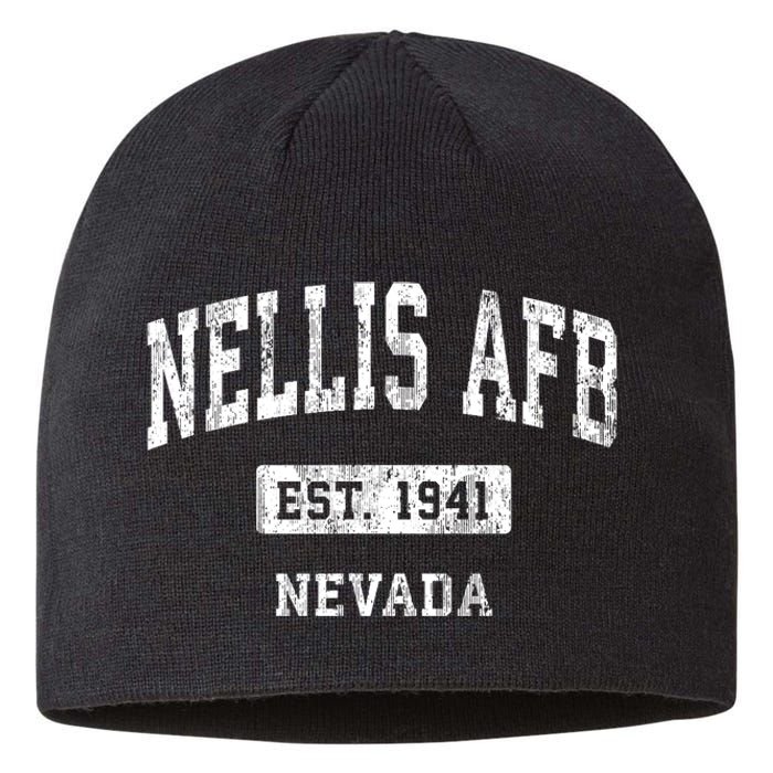 Nellis Afb Nevada Nv Vintage Sports Established Sustainable Beanie