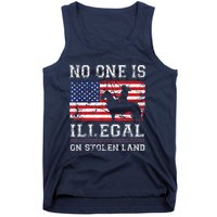 Native American No One Is Illegal On Stolen Land Tank Top