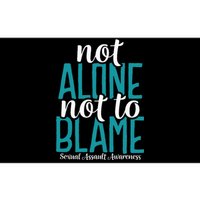 Not Alone Not To Blame Sexual Assault Awareness Bumper Sticker