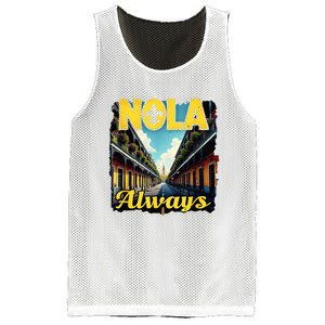 Nola Always Nola Never Forget New Orleans Always Support Mesh Reversible Basketball Jersey Tank