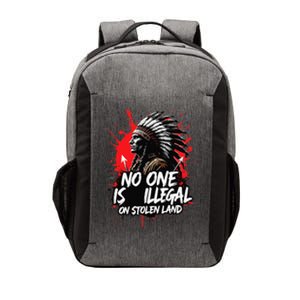 Native Americans No One Is Illegal On Stolen Land Vector Backpack