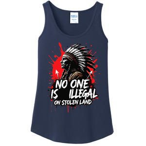 Native Americans No One Is Illegal On Stolen Land Ladies Essential Tank