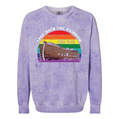 Noahs Ark Colorblast Crewneck Sweatshirt