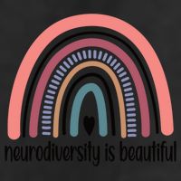 Neurodiversity Autism Neurodivergent Gift 7 Panel Mesh Trucker Snapback Hat