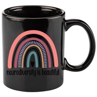 Neurodiversity Autism Neurodivergent Gift 11oz C Handle Ceramic Mug