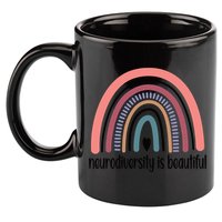 Neurodiversity Autism Neurodivergent Gift 11oz C Handle Ceramic Mug