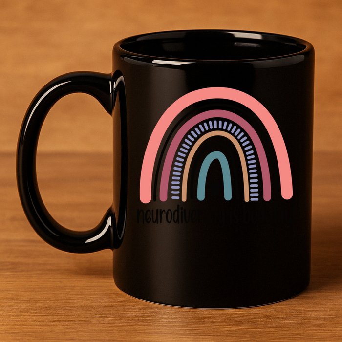 Neurodiversity Autism Neurodivergent Gift 11oz C Handle Ceramic Mug