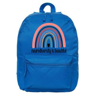 Neurodiversity Autism Neurodivergent Gift 16 in Basic Backpack