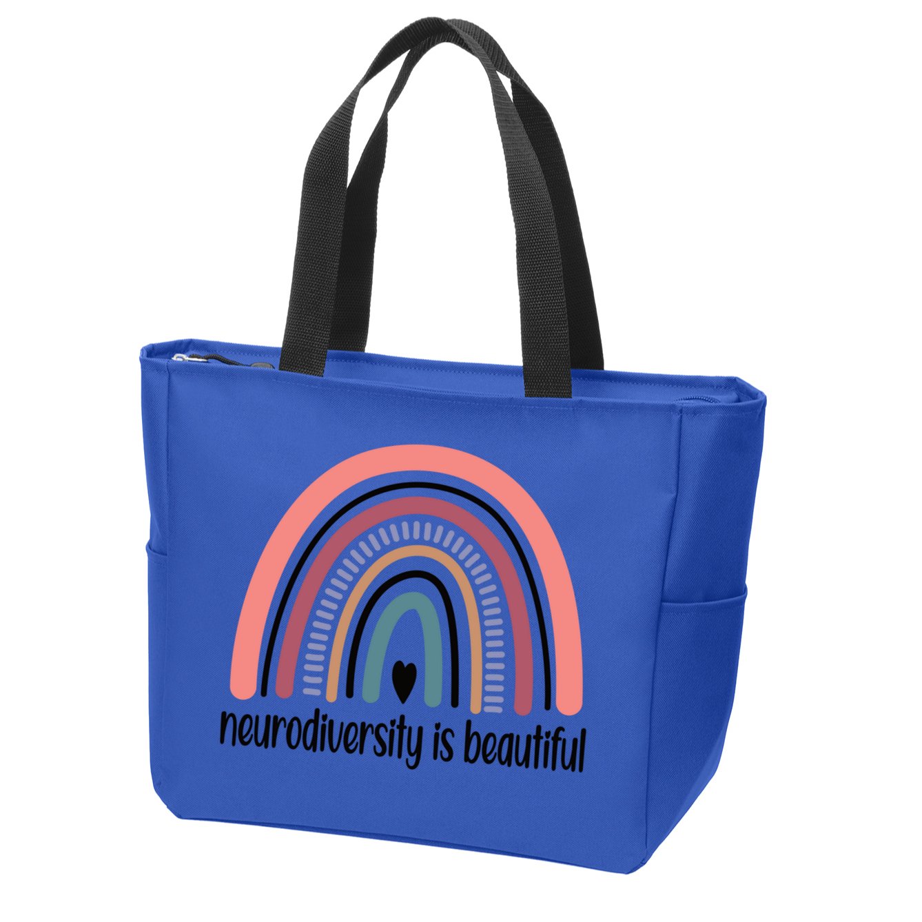 Neurodiversity Autism Neurodivergent Gift Zip Tote Bag