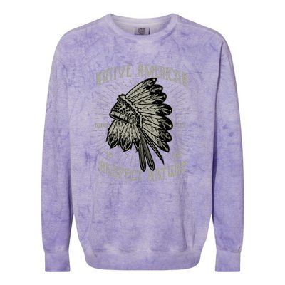 Native American Colorblast Crewneck Sweatshirt