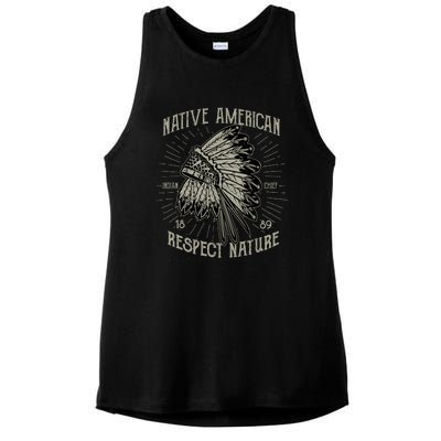 Native American Ladies PosiCharge Tri-Blend Wicking Tank