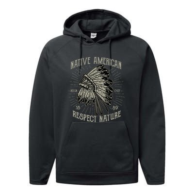 Native American Performance Fleece Hoodie