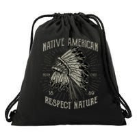 Native American Drawstring Bag