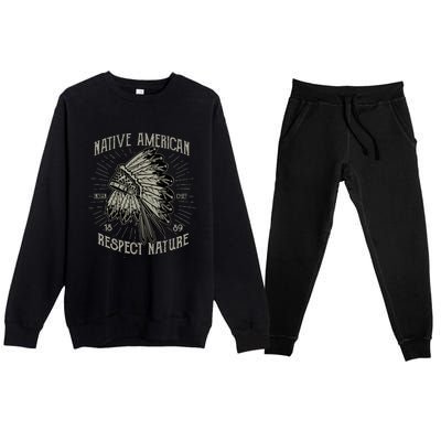 Native American Premium Crewneck Sweatsuit Set