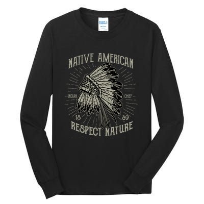 Native American Tall Long Sleeve T-Shirt