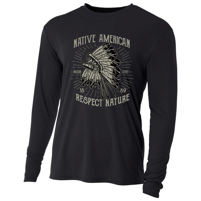 Native American Cooling Performance Long Sleeve Crew