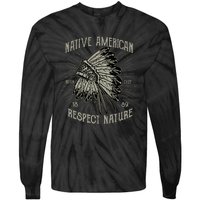 Native American Tie-Dye Long Sleeve Shirt