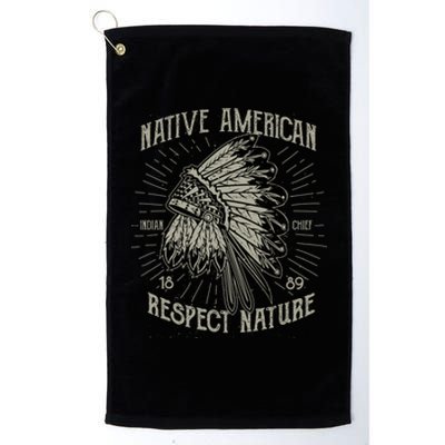 Native American Platinum Collection Golf Towel