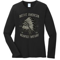 Native American Ladies Long Sleeve Shirt