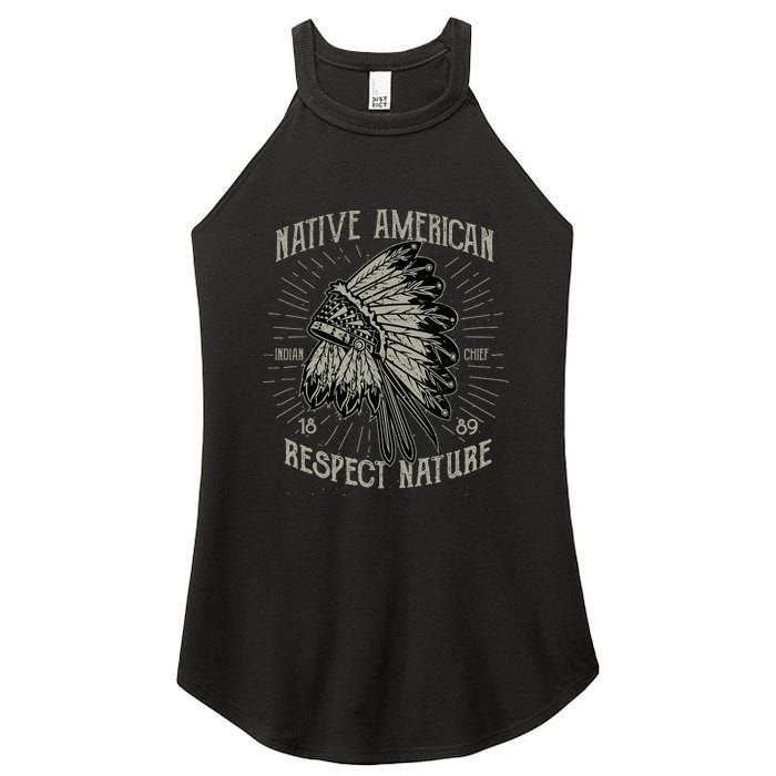 Native American Women's Perfect Tri Rocker Tank