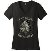 Native American Women's V-Neck T-Shirt