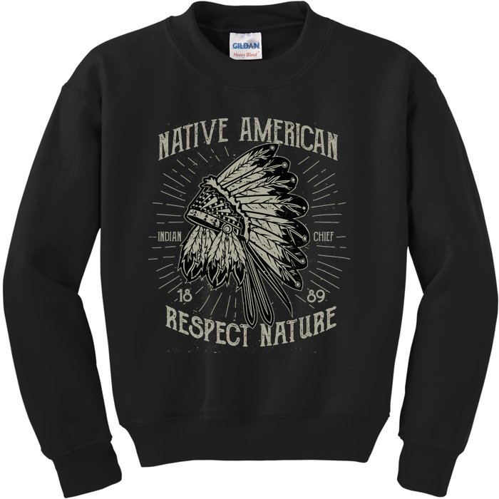 Native American Kids Sweatshirt