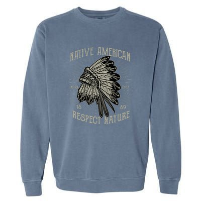 Native American Garment-Dyed Sweatshirt