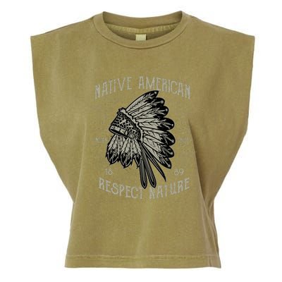 Native American Garment-Dyed Women's Muscle Tee