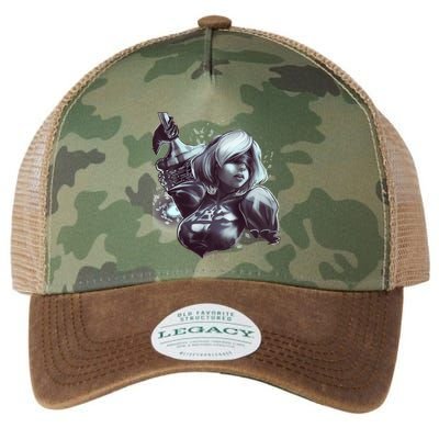 Nier Automata Legacy Tie Dye Trucker Hat