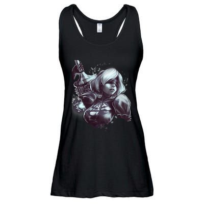 Nier Automata Ladies Essential Flowy Tank