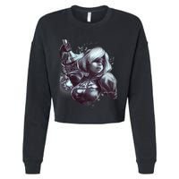 Nier Automata Cropped Pullover Crew