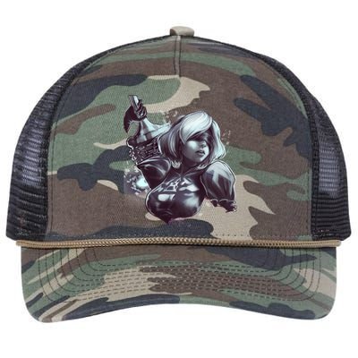 Nier Automata Retro Rope Trucker Hat Cap