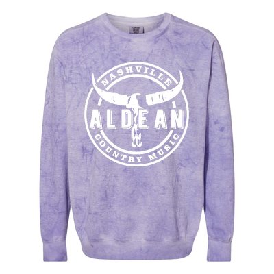 Nashville Aldean Colorblast Crewneck Sweatshirt