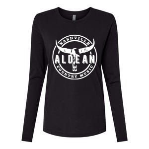 Nashville Aldean Womens Cotton Relaxed Long Sleeve T-Shirt