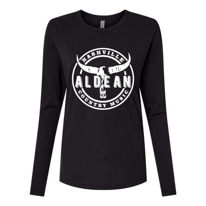 Nashville Aldean Womens Cotton Relaxed Long Sleeve T-Shirt